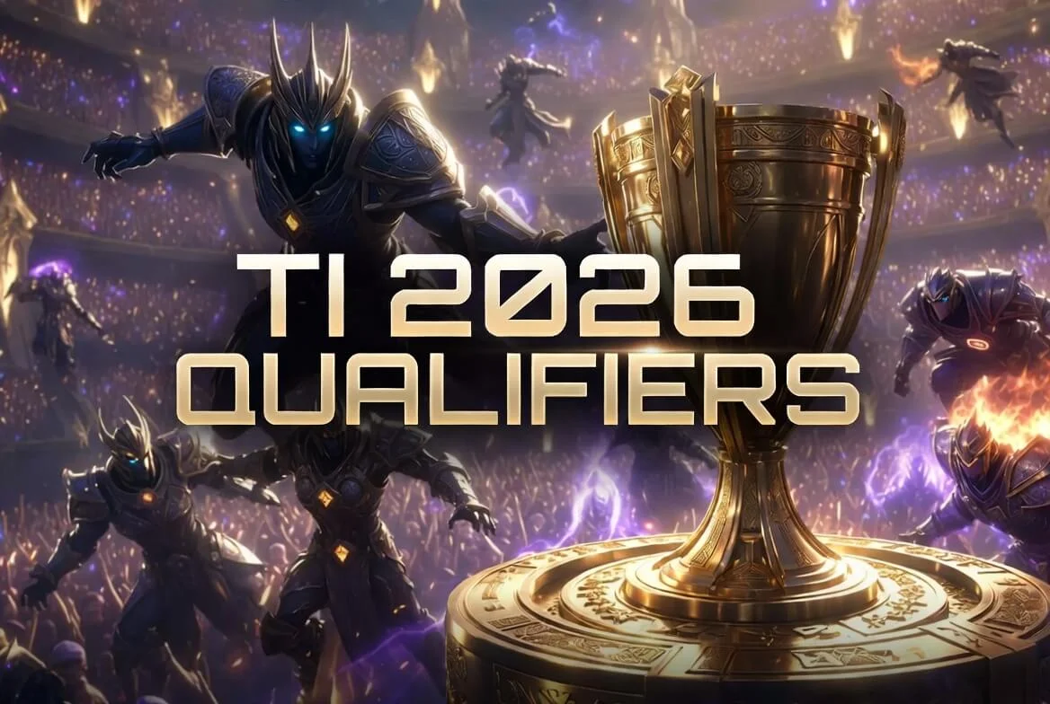 TI qualifiers 2026 regional routes map highlighting the Southeast Asia slot